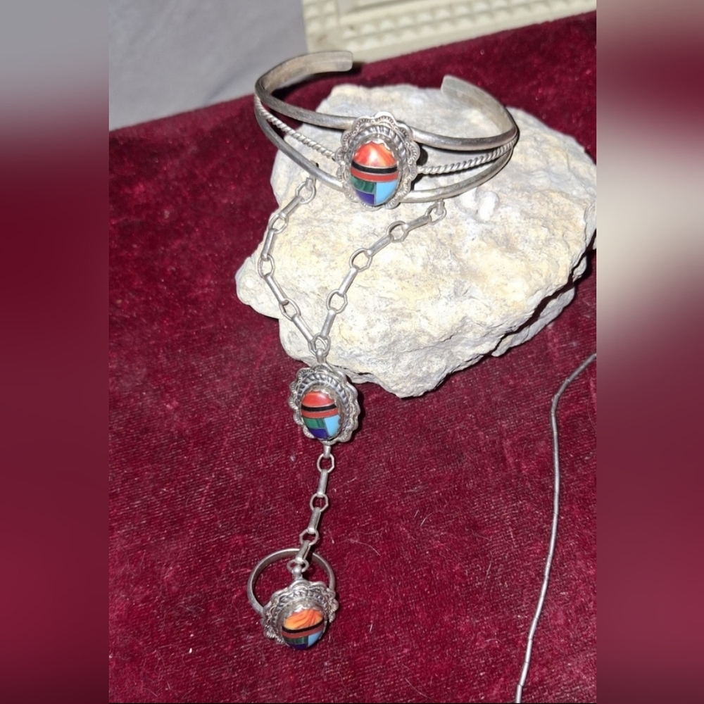 Silver Multicolor Women's Bracelet